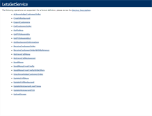 Tablet Screenshot of orders.letsget.net